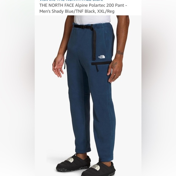 NWT The North Face Alpine Polartec 200 Jogger Pants Men's Shady Blue size XXL - Picture 15 of 16
